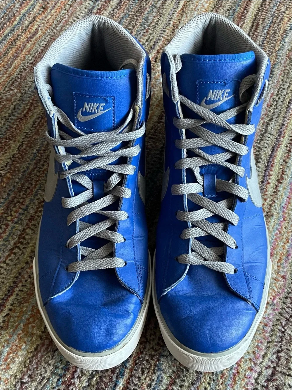 Nike Sweet Classic High Men’s Basketball Royal Blue/White Size 12 Vintage Look